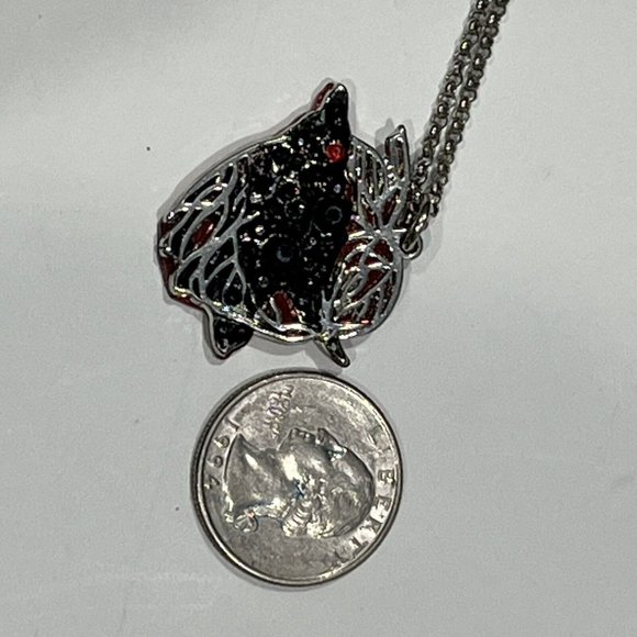 Universal Studios Snow White And The Huntsman Crow Necklace Charlize Theron - Picture 15 of 15